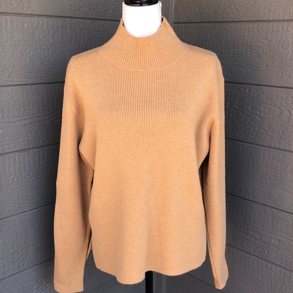 ROOLEE Dark Mustard Mock Turtle Neck